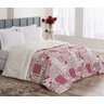 Coberdrom Casal Queen Winter 100% Algodão 01 Peça - Patchwork Vermelho - 1