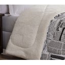 Ver imagem 2 de Coberdrom Casal Queen Winter 100% Algodão 01 Peça - Jornal