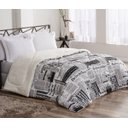 Ver imagem 1 de Coberdrom Casal Queen Winter 100% Algodão 01 Peça - Jornal