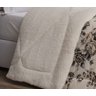 Coberdrom Casal Queen Winter 100% Algodão 01 Peça - Floral Tabaco - 2