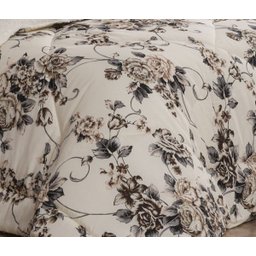 Coberdrom Casal Queen Winter 100% Algodão 01 Peça - Floral Tabaco - 3