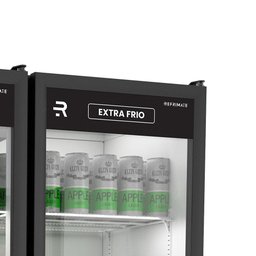 Auto Serviço Vanguard Extra Frio 3 Porta -5 ºc Asvef3ppb Branco Int. Preto Ext. 220v - Refrimate - 5