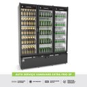 Ver imagem 2 de Auto Serviço Vanguard Extra Frio 3 Porta -5 ºc Asvef3ppb Branco Int. Preto Ext. 220v - Refrimate
