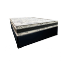 Ver imagem 3 de Cama Base Box Baú Casal Super Confort Sintético Preto + Colchão Casal Super Confort D33 28x138x188