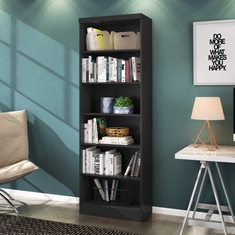 Estante para Livros 5 Prateleiras Linus Qmovi