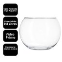 Ver imagem 4 de Vaso de Vidro Redondo Tipo Aquário Gigante 9,8 Litros Premium Reforçado