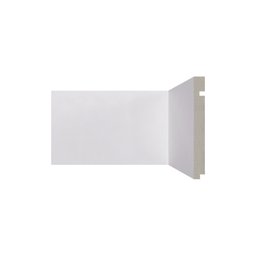 Rodapé de Poliestireno 15cm x 16mm x 2,40m Liso Moderna 496 Santa Luzia - 2