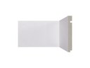 Ver imagem 1 de Rodapé de Poliestireno 15cm x 16mm x 2,40m Liso Moderna 496 Santa Luzia Branco