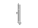 Ver imagem 3 de Rodapé de Poliestireno 15cm x 16mm x 2,40m Liso Moderna 496 Santa Luzia Branco