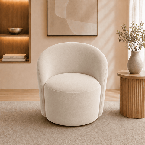 Poltrona Decorativa Yara Base Giratória Veludo Sala Estar Quarto Recepção Confortável