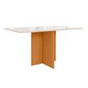 Ver imagem 1 de Mesa de Jantar Helô Tampo com Vidro 160cm Freijó/Off White - Pallazio