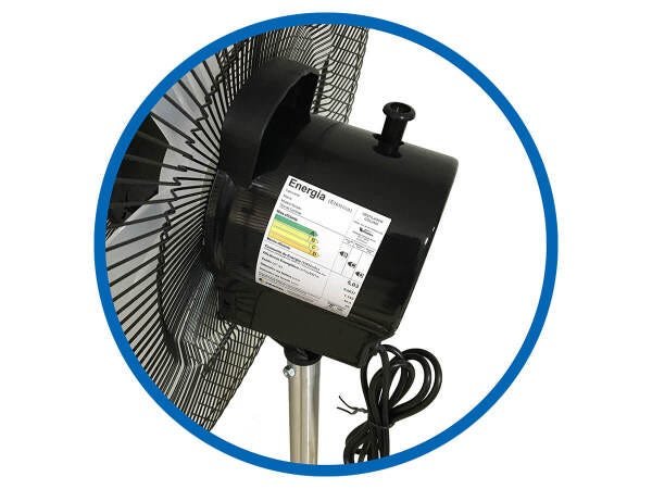 Ventilador Super Potente de Coluna Torre Pedestal Oscilante 60 cm 3 Pás ...