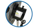 Ver imagem 4 de Ventilador Super Potente de Coluna Torre Pedestal Oscilante 60 cm 3 Pás Até 1,8 Metros - Vitalex