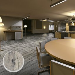 Piso Vinílico em Régua Office Casa Grassi 3mmx20cmx1,23m (m²) - 1