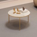 Ver imagem 3 de Mesa de Centro Cleia Redonda MDF Metal Pintado 69cm DJ Móveis