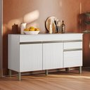 Ver imagem 6 de Balcao com Tampo 3 Portas 1 Gaveta 150 Cm Line Supremo Ktp