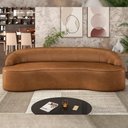 Ver imagem 6 de Sofá 4 Lugares Curvo Living Lótus D02 Couríssimo Whisky 230cm B-90