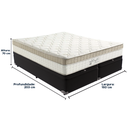 Ver imagem 3 de Cama Box Baú Preto e Colchão King Best Molas Ensacadas King 193x203x33 Anjos