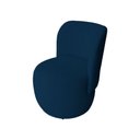 Ver imagem 2 de Kit Poltrona Recepção Bia Bouclê Azul Marinho - Belliv Decor