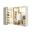 Ver mais imagens de Guarda-Roupa Planejado de 3 Peças com 5 Portas Reflectas Orion CabeCasa MadeiraOriginals Bege