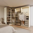 Ver imagem 7 de Guarda-Roupa Planejado de 3 Peças com 5 Portas Reflectas Orion CabeCasa MadeiraOriginals Bege