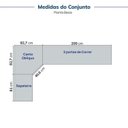 Ver imagem 5 de Guarda-Roupa Planejado de 3 Peças com 5 Portas Reflectas Orion CabeCasa MadeiraOriginals Bege