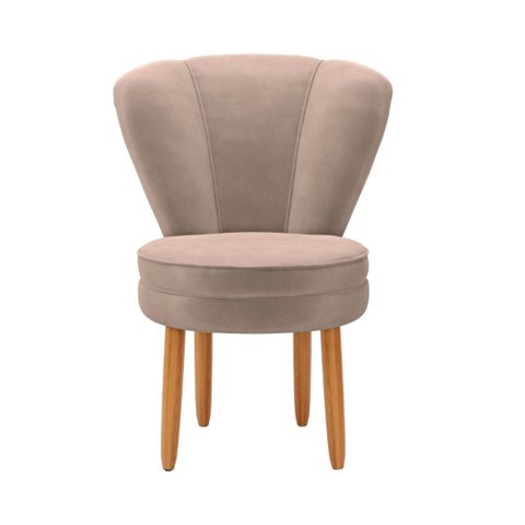 Cadeira para Sala de Jantar Apartamento Tecido Veludo Base de Madeira Suporta 120kg