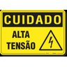 PLACA CUIDADO ALTA TENSÃO - 1