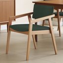 Ver imagem 4 de Kit 04 Cadeiras para Sala de Jantar Estar Living Giorgia B04 Suede Verde Musgo - Lyam Decor