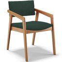 Ver imagem 2 de Kit 04 Cadeiras para Sala de Jantar Estar Living Giorgia B04 Suede Verde Musgo - Lyam Decor