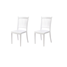 Kit 2 Cadeiras Buffet Branca Carina Plasútil - 1