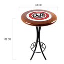 Ver imagem 2 de Mesa Bistrô Alta de Azulejo e Madeira Maciça Empório Tambo - Duff - Imbuia