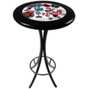 Ver imagem 1 de Mesa Bistrô Alta de Azulejo e Madeira Maciça Empório Tambo - Oh My - Preto