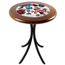 Ver imagem 1 de Mesa de Canto para Cozinha Pequena Madeira Maciça Empório Tambo - Oh My - Imbuia