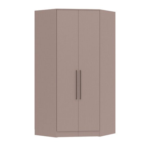 Guarda-roupa Canto Closet com 2 Portas e 2 Gavetas Mdf Requinte+
