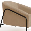 Ver mais imagens de Poltrona Sala Industrial Alta Preto Kit 2 Stella Suede Marrom Rato D03 - D’Rossi