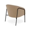 Ver imagem 7 de Poltrona Sala Industrial Alta Preto Kit 2 Stella Suede Marrom Rato D03 - D’Rossi