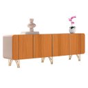 Ver imagem 5 de Balcão Aparador Buffet Piacente e Benvy H01 Off/cinamomo - Mpozenato