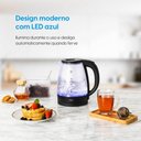 Ver imagem 3 de Chaleira Elétrica Elgin Visio Glass Vidro 2L 1500W Preto 220V