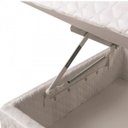 Ver imagem 6 de Cama Box Solteiro Conjugado 63x88x188cm com Molas Evolution Branco Herval