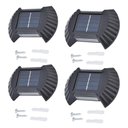 Ver imagem 1 de Luminaria Solar Arandela Parede Spot Balizador Kit 4 Und