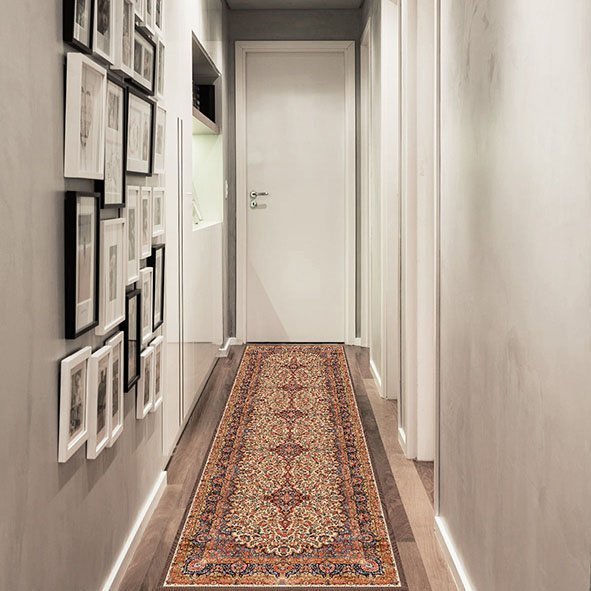 Passadeira para Cozinha Corredor Estilo Retangular Luxo Carpet Classic Casa Meva 240x66 cm - 1