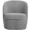Ver imagem 6 de Kit 2 Poltronas para Sala e Escritório Base Giratória Samara Veludo Cinza
