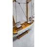 Barco Veleiro Escuna de Madeira Branco 50 Cm - 51x51cm - 8
