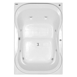 Banheira Hidromassagem Astra Due Maggiore Super Luxo 180cmx120cmx44cm - 6 jatos Branco Gel-Coat P2 C