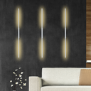 Ver imagem 2 de Arandela Linear Moderna Branca 1m 10w 3.000k Interna Aurora Ilunato