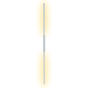 Arandela Linear Moderna Branca 1m 10w 3.000k Interna Aurora Ilunato