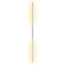 Ver imagem 1 de Arandela Linear Moderna Branca 1m 10w 3.000k Interna Aurora Ilunato