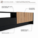 Ver imagem 3 de Rack Module com Prateleira e Basculante 180cm Byhouse