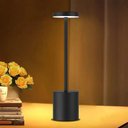 Ver imagem 2 de Luminária de Mesa Led sem Fio Recarregável Metal Cozy – Design Moderno e Controle Touch